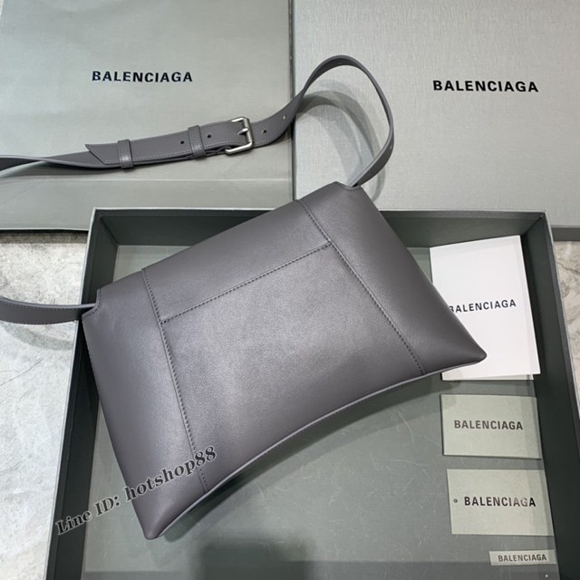 Balenciaga巴黎世家專櫃爆款大號灰色Hourglass沙漏包 fyj1827